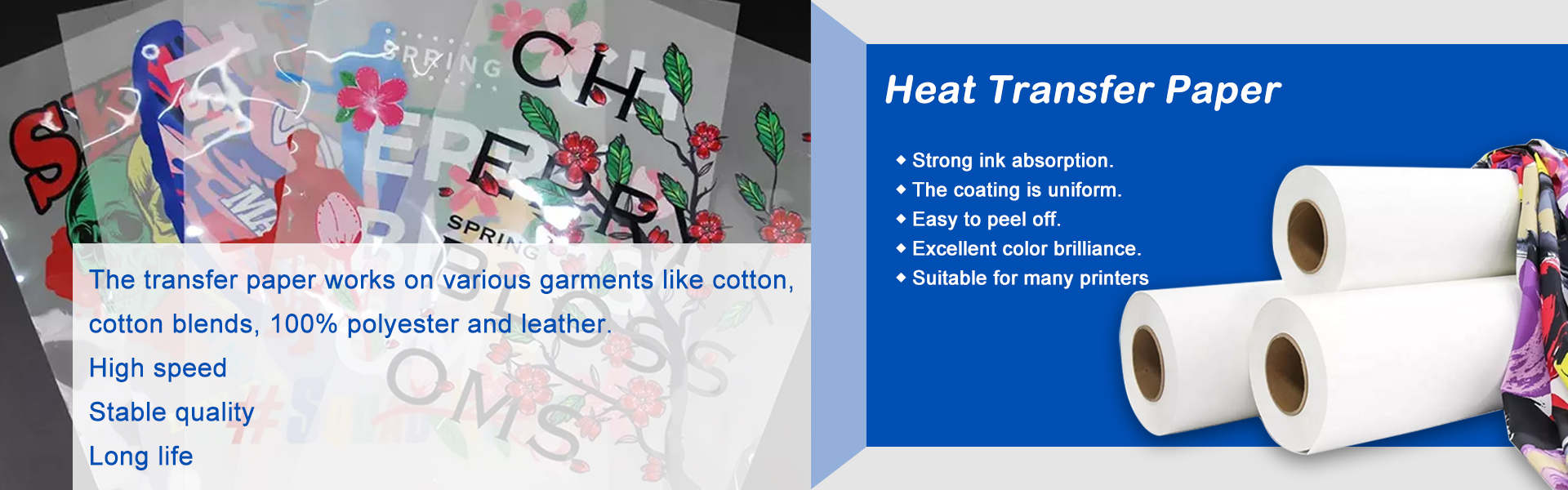 Papír přenosu tepla, sublimační papír, digitální tiskárna,Suzhou Huarong Paper Products Co., Ltd